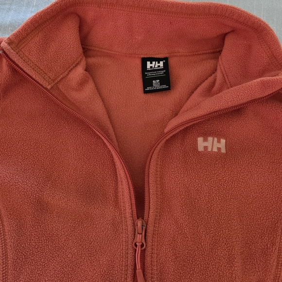 Helly Hansen Coral Pink Fleece Jacket - Picture 1 of 6